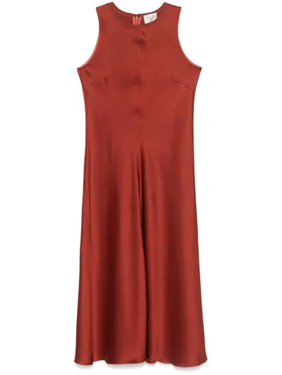 Forte Forte A-line Midi Dress In Red
