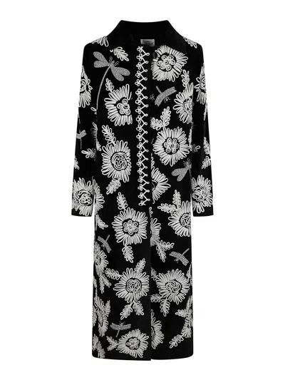 FORTE FORTE ABRIGO MIDI - VOILA` UNE FLEUR