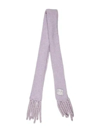 Pre-owned Forte Forte Acrylic Scarf In Purple