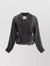 Forte Forte Airy Crossed Shirt With Shawl Lapels