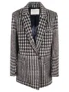 Forte Forte Alpa Jacket With Back Vent And Button Detail In Ciel