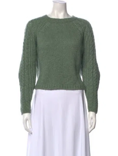 Pre-owned Forte Forte Alpaca Crew Neck Sweater In Green