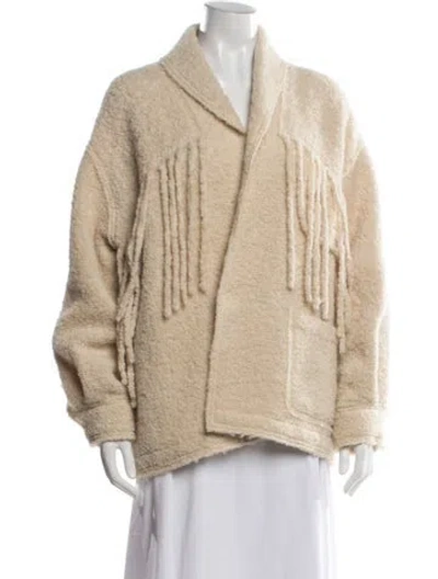 Pre-owned Forte Forte Alpaca Jacket In Neutral