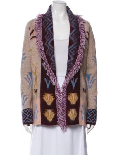 Pre-owned Forte Forte Alpaca Printed Jacket In Multi