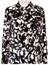 Forte Forte Animal-print Velvet Shirt In Neutrals