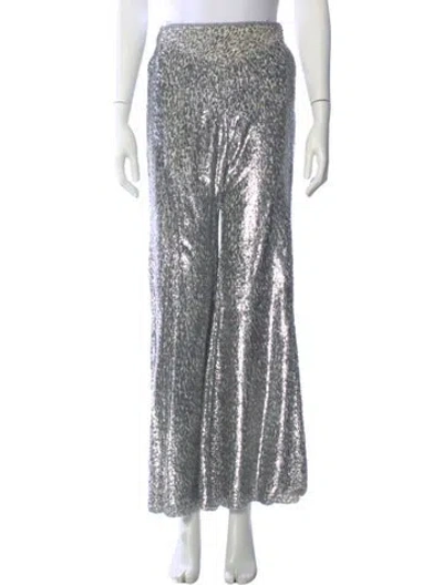 Pre-owned Forte Forte Animal Print Wide Leg Pants