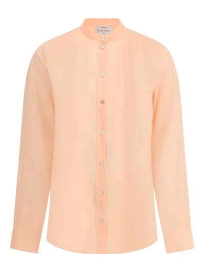 FORTE FORTE BAND-COLLAR SHIRT