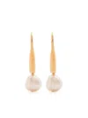 Forte Forte Forte_forte Earrings With Pearl Accessories In Gold
