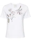 Forte Forte Bead-embellishment Cotton T-shirt In White