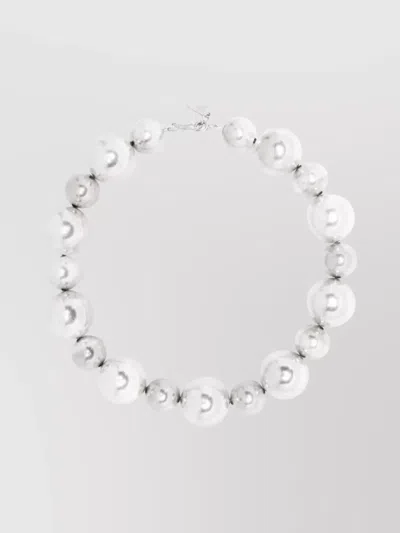 Forte Forte Beaded Heart Charm Necklace