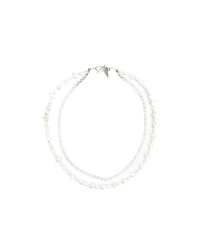 Forte Forte Beads And Crystals Collier In White