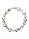 Forte Forte Metallic Beaded Necklace With Rear Closure In Not Applicable