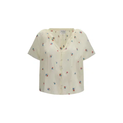 Forte Forte Beige Cotton Pattern Shirt In Neutral