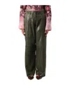 Forte Forte Pants  Woman Color Green In Multicolor