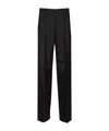 Forte Forte Belt Loop Casual Pants In Black
