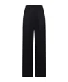 Forte Forte Belt-loop Casual Pants In Black