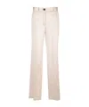 Forte Forte Belt-loop Casual Pants In White