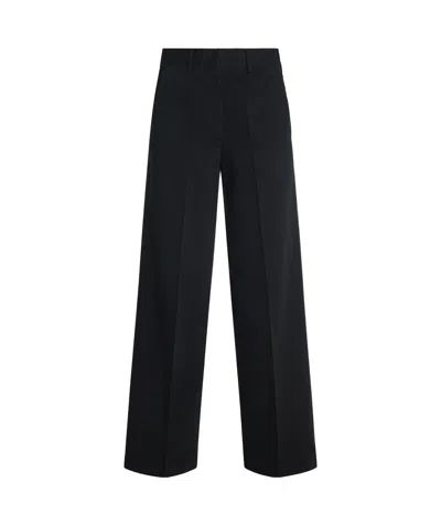 Forte Forte Belt Loops Slacks In Black