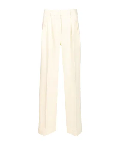 Forte Forte Belt Loops Slacks In White