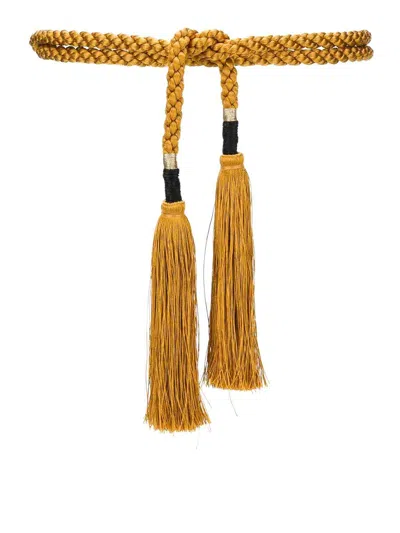 Forte Forte Belt With Fringes In Gold