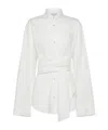 Forte Forte Belted Shirt In White