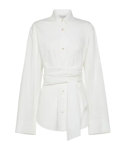 Forte Forte Belted Shirt In White