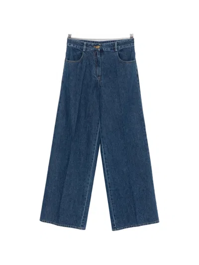 Forte Forte Belt-loops Jeans In Blue