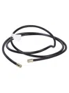 Forte Forte Adjustable Knot Detail Belt With Metal Tips In Black