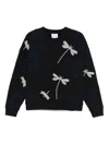 Forte Forte Long-sleeved Sweater In Black