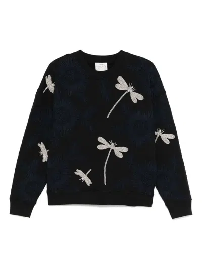 Forte Forte Black Cotton 'my T-shirt' Sweatshirt