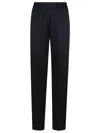 Shop Forte Forte Black Straight-leg Pants