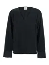 Forte Forte Black V-neck Sweater