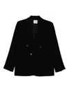 Forte Forte Black Wool Viscose Regular Jacket In Multi