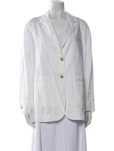 Pre-owned Forte Forte Blazer W/ Tags In White