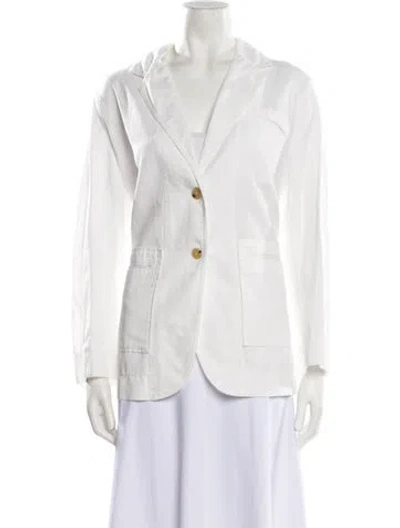 Pre-owned Forte Forte Blazer In White