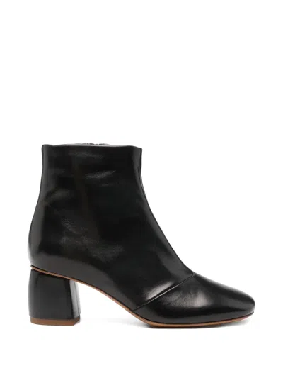 Forte Forte Block-heel Ankle Boots In Black