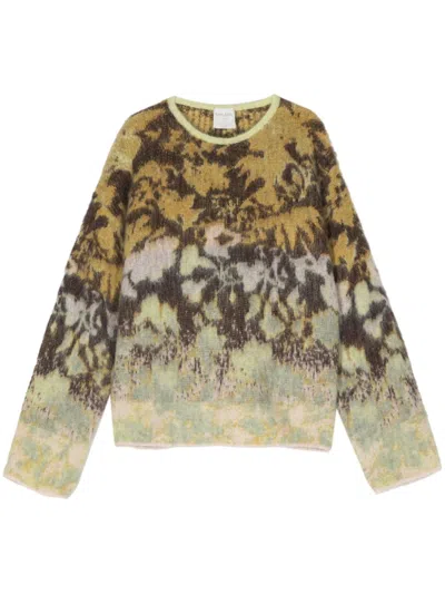 Forte Forte Bloom Mist-jacquard Sweater In Multicolour