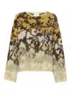Forte Forte Bloom Mist-jacquard Sweater In Multicolour
