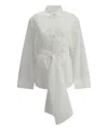 Forte Forte Belted Shirt In White
