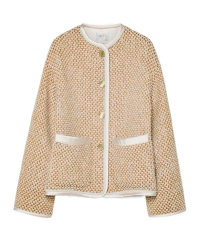 FORTE FORTE BLOUSON IN NATTÉ TWEED