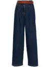 Forte Forte Wide Leg Denim Jeans