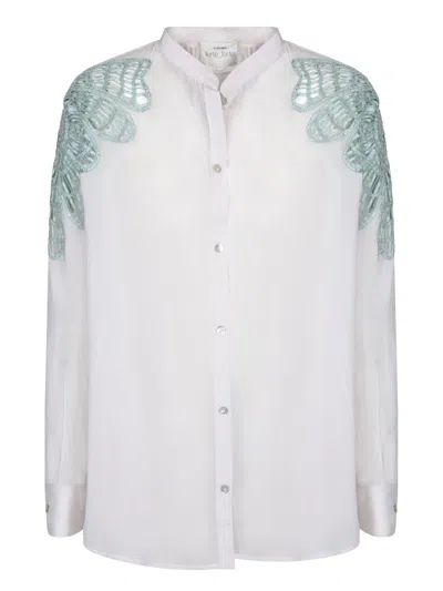 Forte Forte Bohemian Voile White Rugiada Shirt