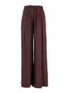 Forte Forte Bordeaux Pants With Elastic Drawstring Waist