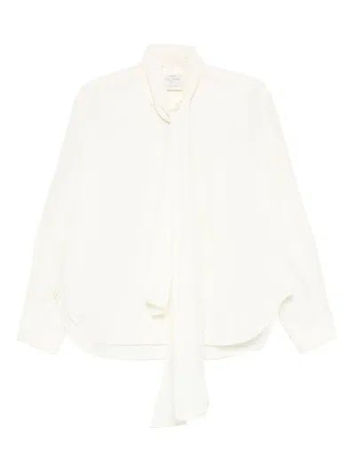 Forte Forte Borotalco Chic Taffetas Shirt In White
