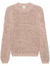 FORTE FORTE BOUCLÉ CREWNECK SWEATER