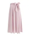 Forte Forte Taffeta Wallet Skirt In Pink