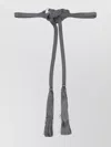 Forte Forte Braided Belt Tassel Ends In Gray