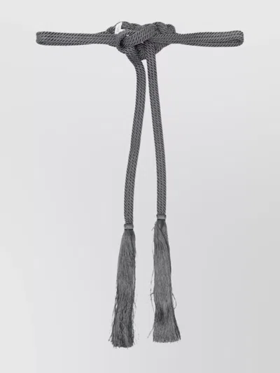 FORTE FORTE BRAIDED BELT TASSEL ENDS