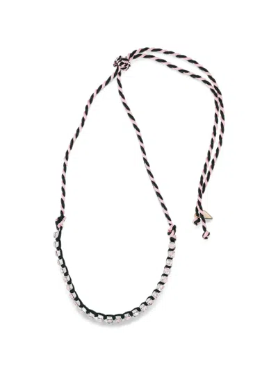 Forte Forte Braided Crystal-embellished Necklace In Multi
