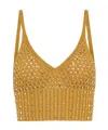 Forte Forte Bralette In Cotton With Crystal Embellishment In Multi